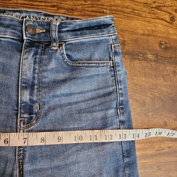 American Eagle Jeans 2 S Jegging Highest Rise Next Level Stretch Medium Light - Picture 8 of 11